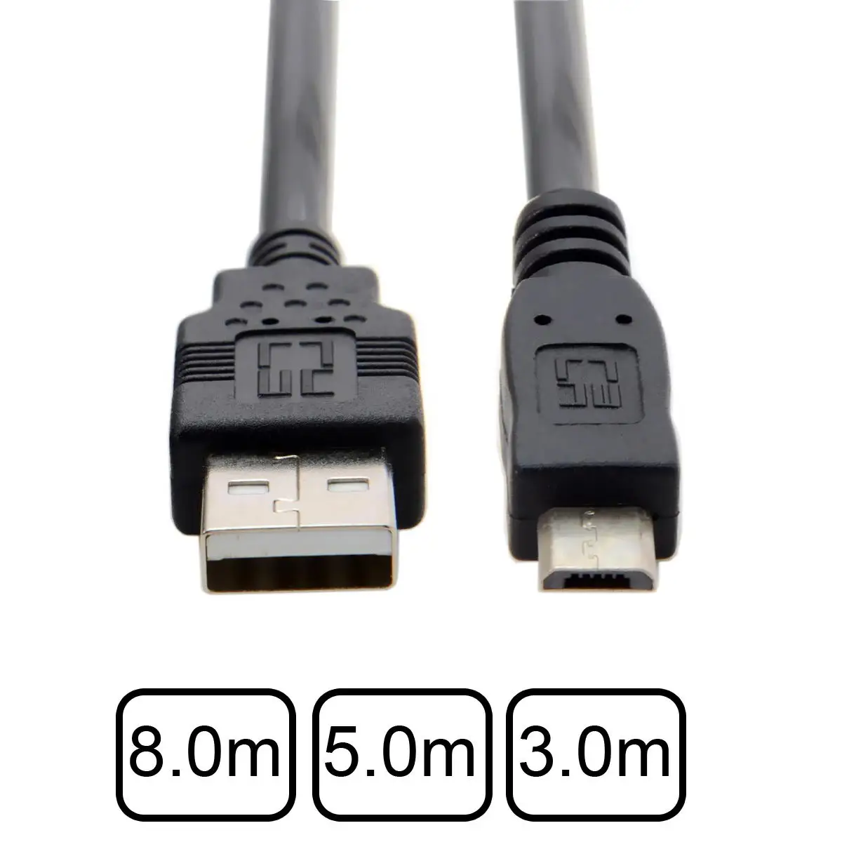 Кабель 8m 5m 3m Micro USB 5Pin к 2 0 Мужской кабель для передачи данных планшета и сотового