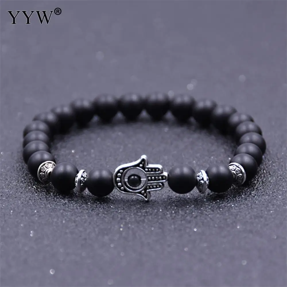 YYW Pulseira Masculina браслет Хамса Бусы Браслеты для женщин мужчин ювелирные изделия