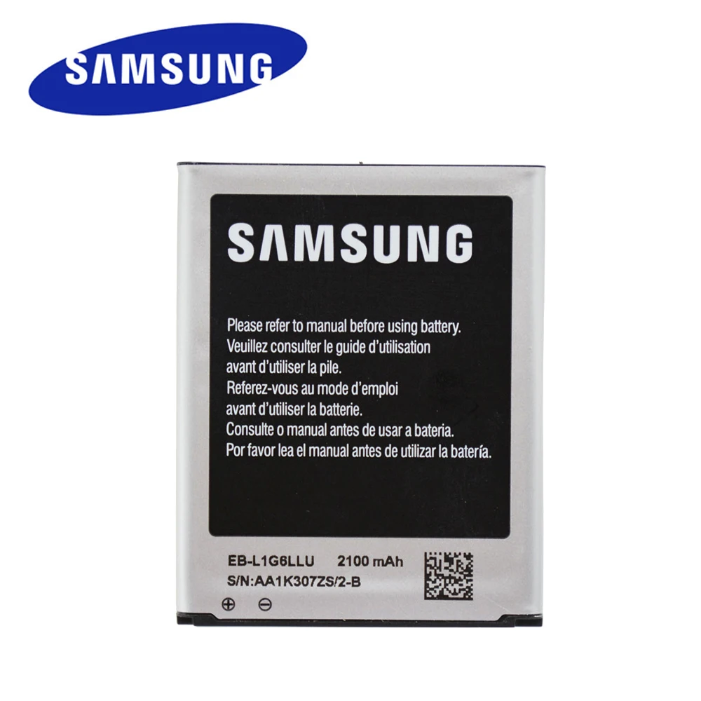 Сменный аккумулятор для Samsung S3 I9300 2100 мАч 100% оригинал литий ионный akku Galaxy SIII L710 I535