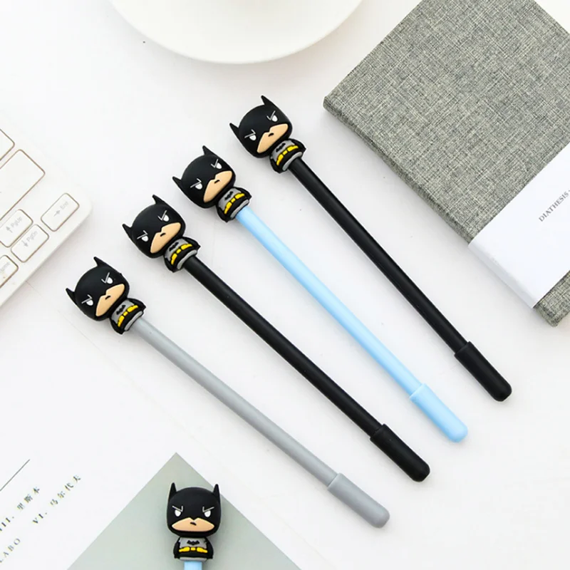 2 шт./лот креативные гелевые ручки с супергероями мультфильмов кавайные