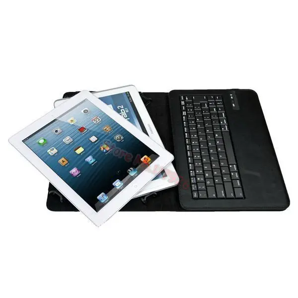 Съемная Беспроводная Bluetooth ABS пластиковая клавиатура с подставкой из