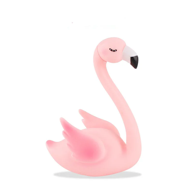 

1 Couple Flamingo Figurine Wedding Party Decoration Glue Swan Toys for Kids Girl Birthday Gift Home Ornaments Supplies