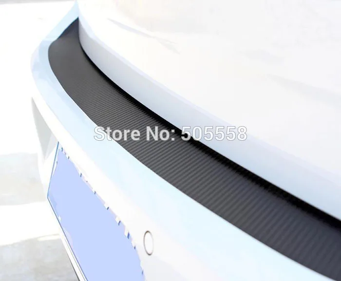 Автомобильная накладка на задний бампер из углеродного волокна для VW GOLF MK6 GTI R20|rear