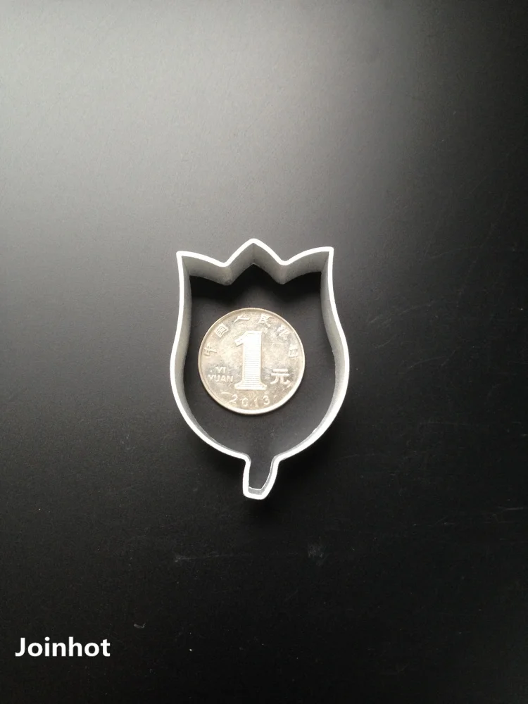 Форма для печенья в форме тюльпана из алюминиевого сплава 5 см * 3 1 7