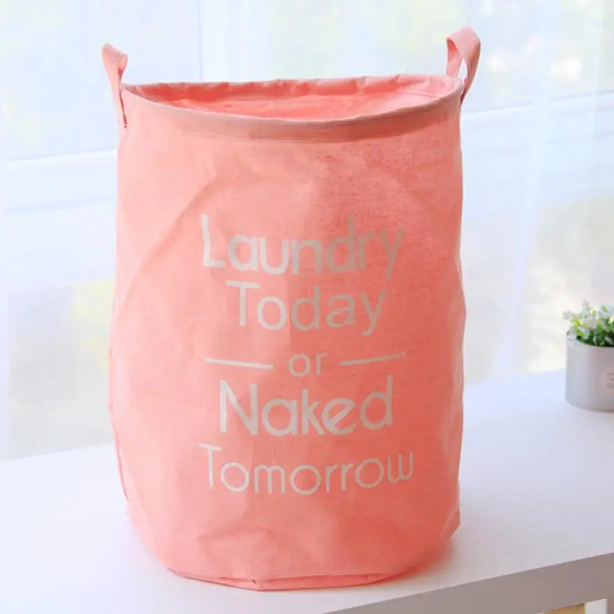 

The New Multicolor waterproof Laundry Hamper Clothes Storage Baskets Home decoration storage barrel kids toy organizer basket