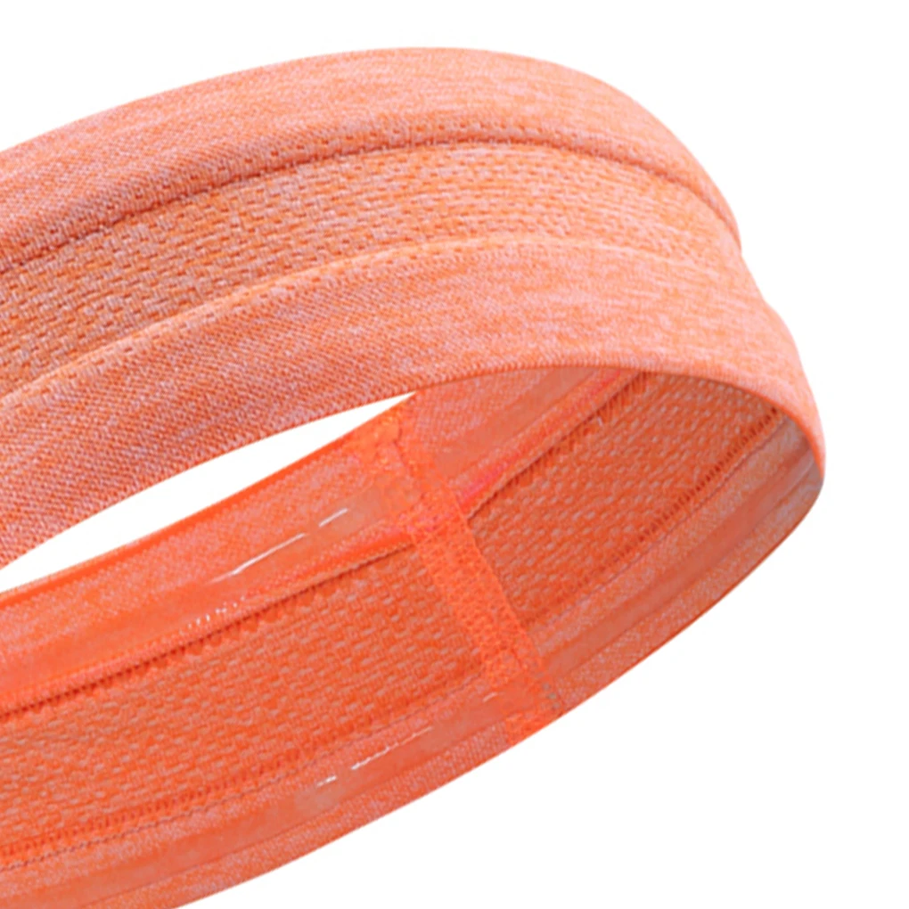 

Men Women Sports Yoga Elastic Solid Hairband Running Basketball Scrunchy Sweat-Wicking Sweatband