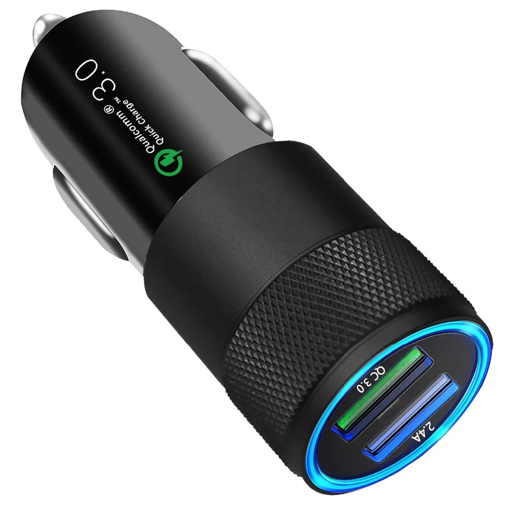 Автомобильное зарядное устройство быстрая зарядка 3 0 USB адаптер Быстрая для iPhone