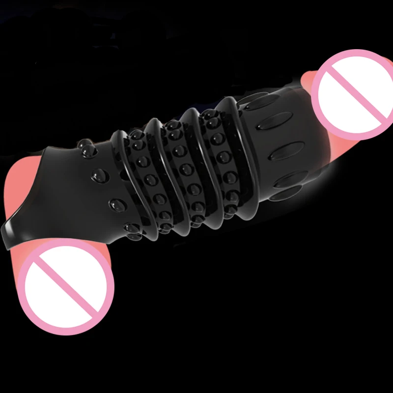 2 Силиконовые Гибкие Рукава для увеличения члена мужской удлинитель t кольцо