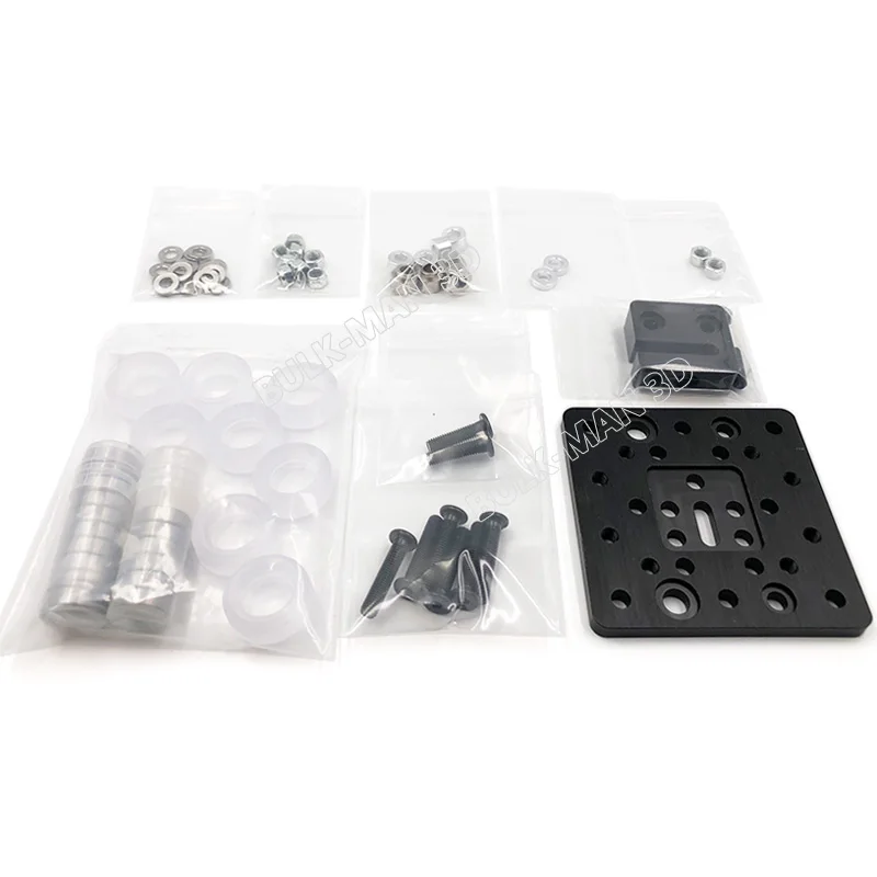 Черная анодированная алюминиевая C Лучевая козловая пластина в комплекте с v