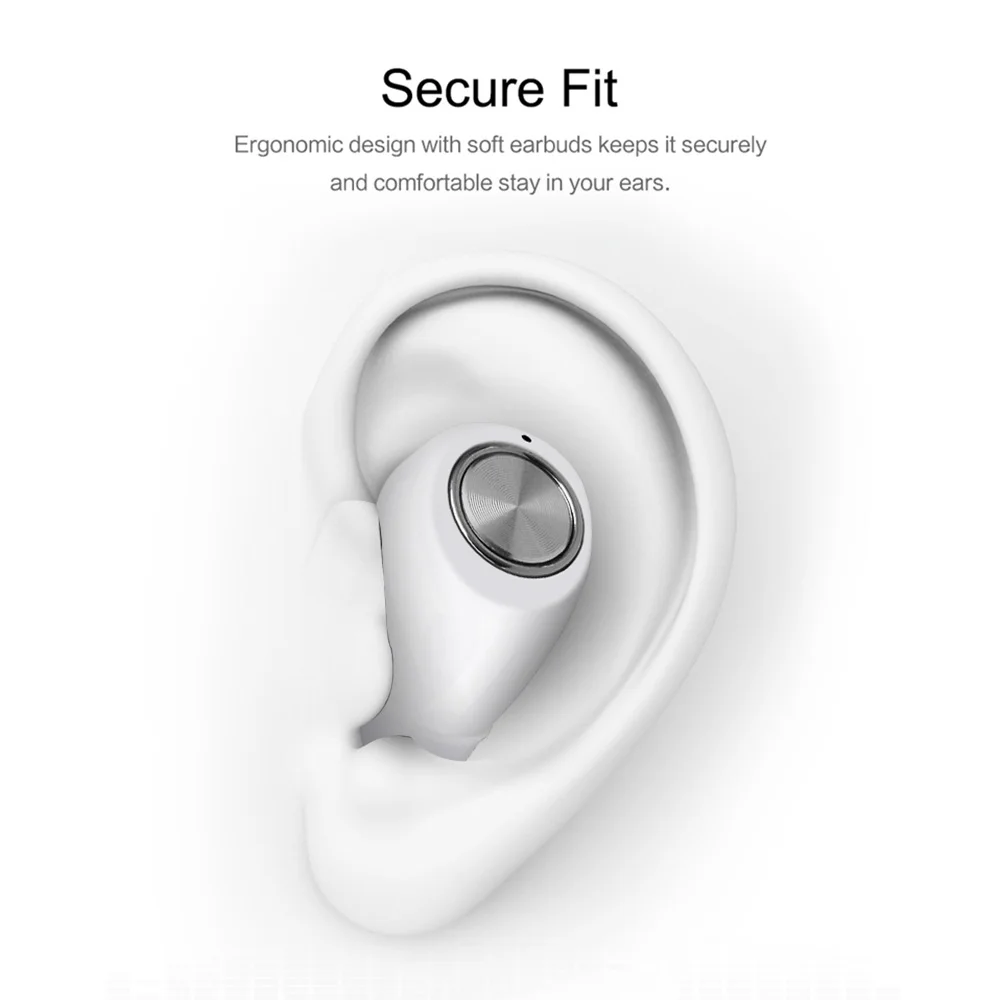 FDGAO беспроводные Bluetooth наушники стерео спортивные бас гарнитура с микрофоном