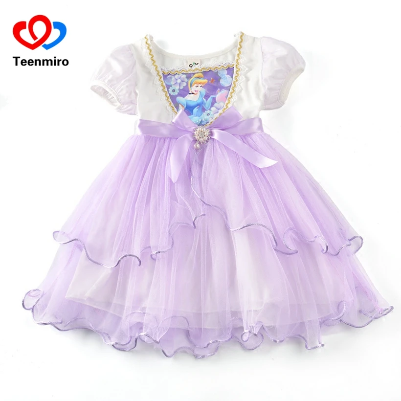 Summer Girl Clothes Snow White Dress for Girls Party Elsa Princess Sofia Dresses Children Cinderella Costume Robe Fille 3-9Y New | Детская