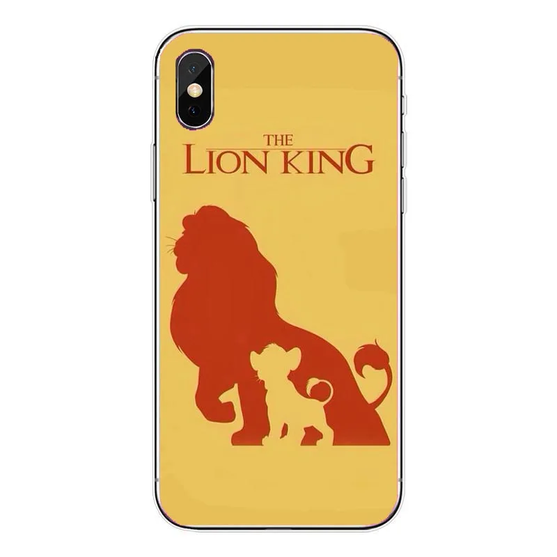 Чехол для телефона Lion King чехол с изображением Симбы вы iphone 8 8Plus 7 Plus 6S SE