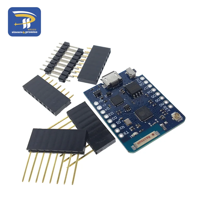 Module WEMOS D1 Mini Pro 16 м байт внешняя антенна разъем NodeMCU на основе ESP8266 ESP-8266EX CP2104 WIFI макетная плата Micro USB - Цвет: Module