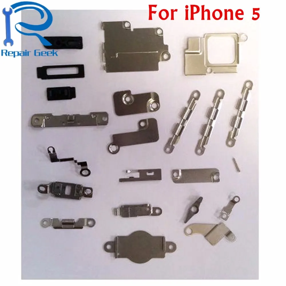 1 комплект для iPhone 5 5 г внутренняя аксессуары внутри небольшой металлический Запчасти держатель кронштейн защитная пластина ремонтный комплект для iphone 5 пять
