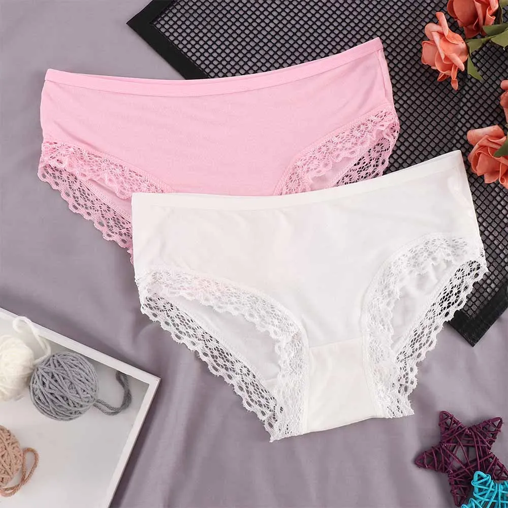 Женские кружевные сексуальные брифы удобные бесшовные женские трусики нижнее