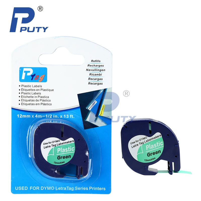 10-Pack 12 мм 91204 термопленка пластиковая лента для этикеток 91334 91224 совместимая с dymo LT