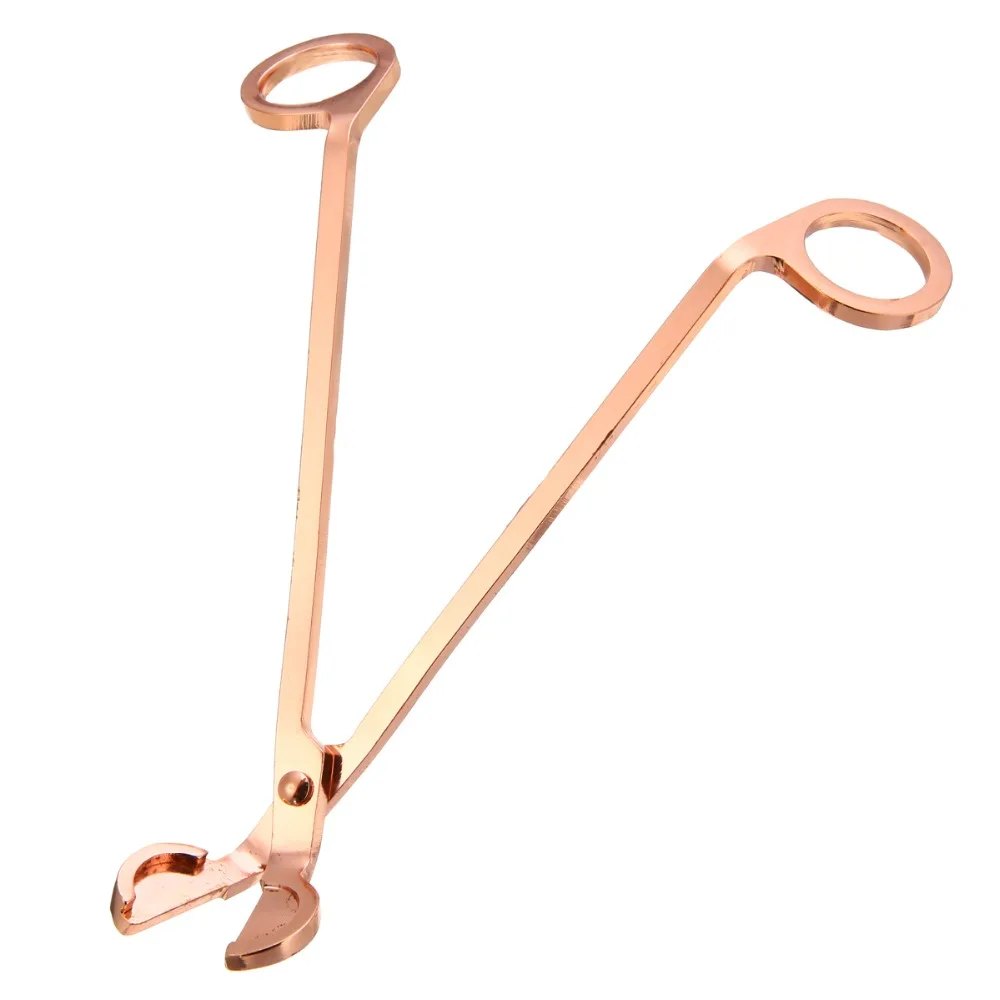 Stainless Steel Candle Core Snuffers Trimmer Scissors Cutter Rose Gold 18 x 6cm Decorative Tool | Дом и сад