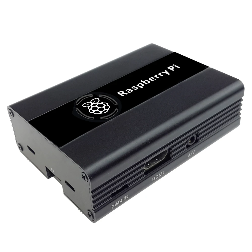 Raspberry Pi 3 2 3B + алюминиевый корпус с вентилятором (черный)|pi 2|pi 3case case |