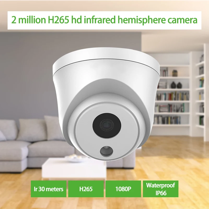 C12HN POE 1080P купольная IP камера Камера с 2MP безопасности домашняя самера День/Ночь CCTV