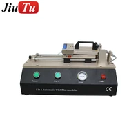 newest 3 in 1 automatic curved touch screen oca film laminating machines for s7 edge for iphone xxr laminator for curved screen