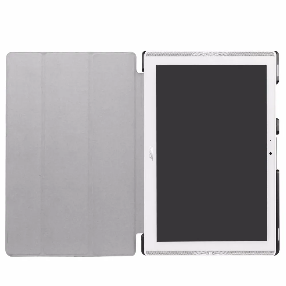 Ультратонкий чехол-книжка из искусственной кожи с магнитной застежкой 3 сложения