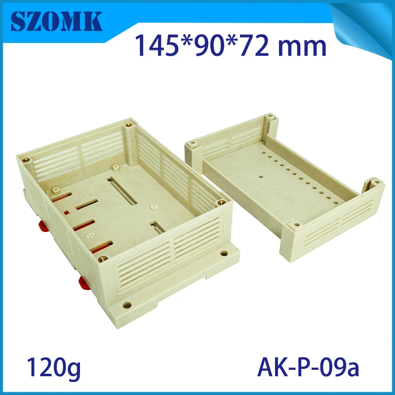 10 шт. пластиковый корпус с din рейкой 145*90*72 мм|box for|box for electronicboxes electronic projects |