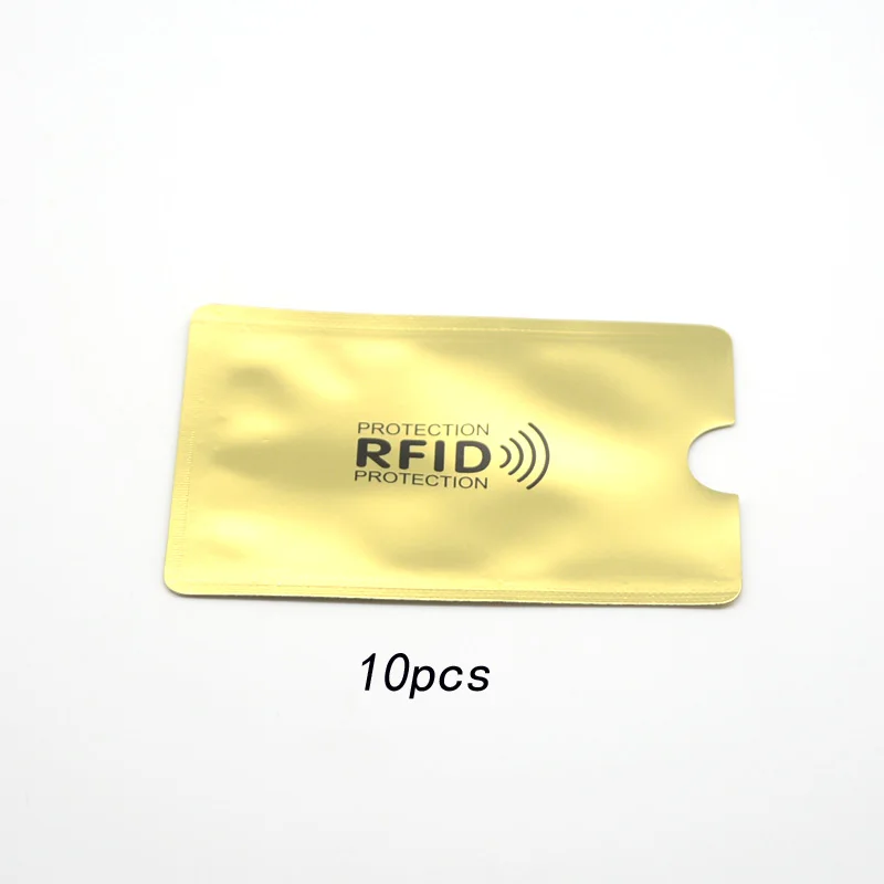 Многоцветный лазерный алюминиевый Анти Rfid кошелек Блокировка ридер Блокировка банк держатель карты ID Чехол для банковских карт мужская защита металлический кредитный