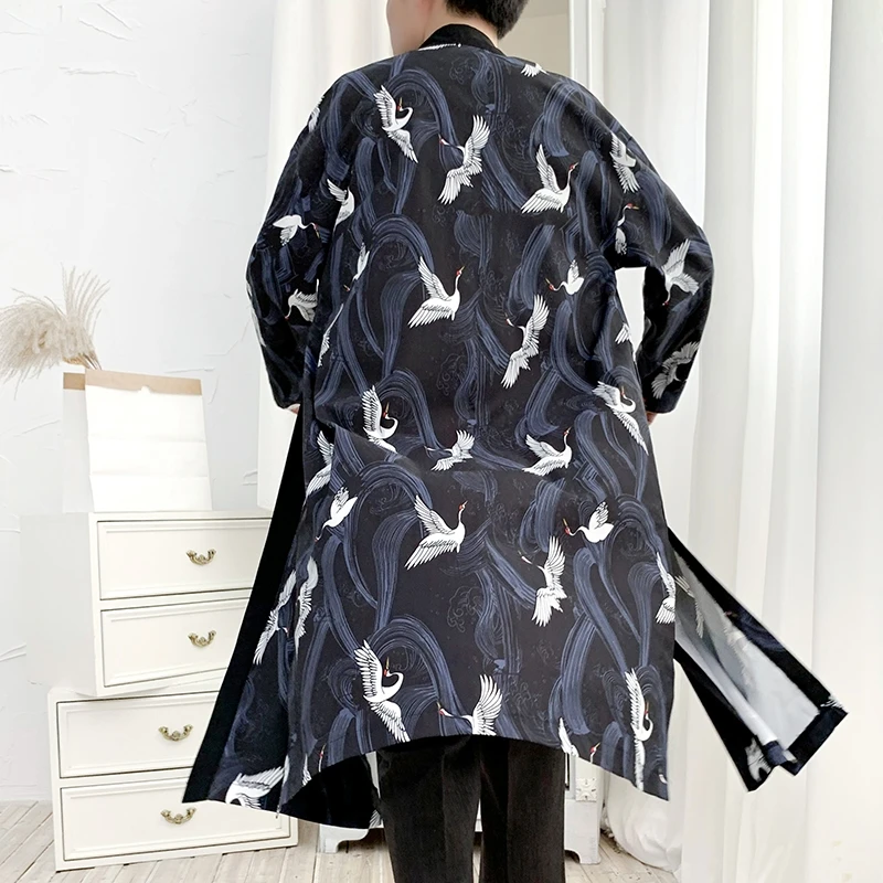 Yukata haori, мужское японское кимоно, кардиган, мужской костюм самурая, одежда, кимоно, куртка, мужское кимоно, рубашка yukata haori, FF001