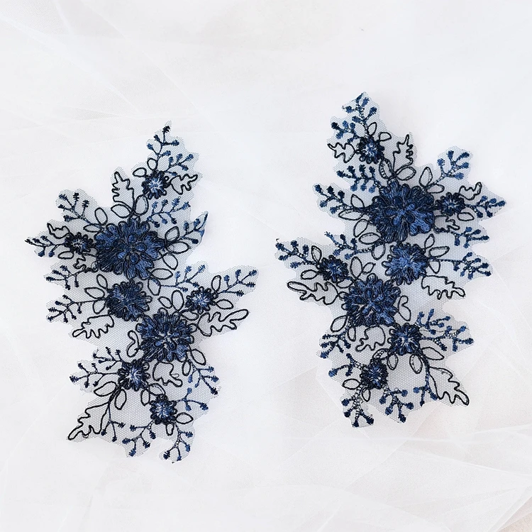 10 шт. разноцветные вышитые белые кружевные нашивки для невесты Сделай Сам