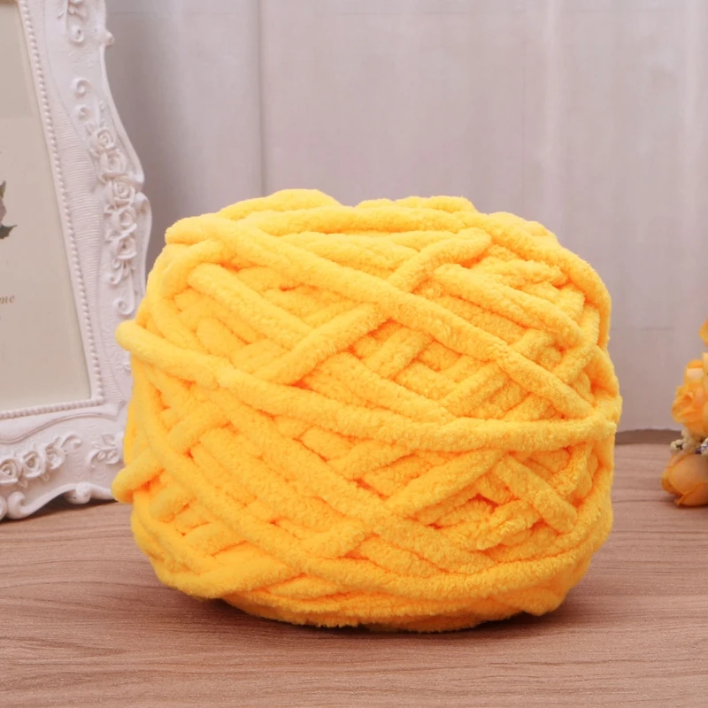 100 г/1 шарик мягкая хлопковая пряжа для ручного вязания Толстая тканая объемная
