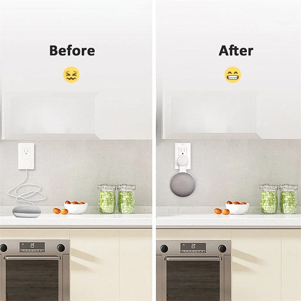 Поддерживает только вилку для ЕС и США мини-голосовой помощник Google Home настенное