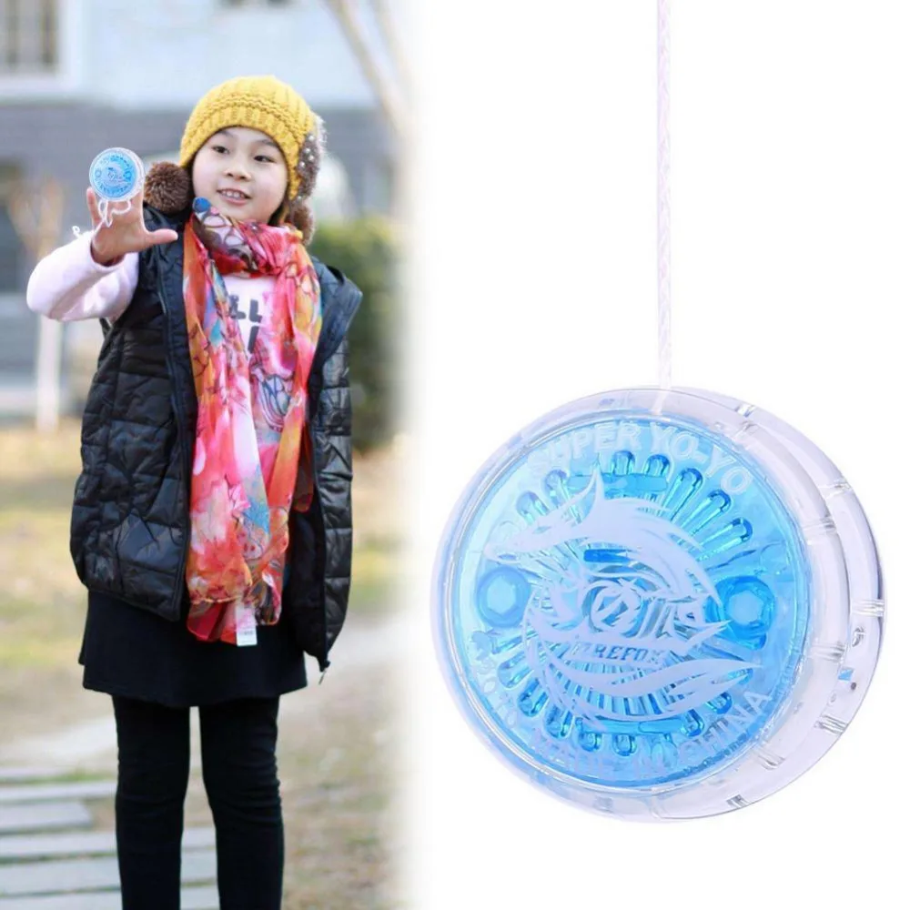 Игрушка Йо-Йо пластиковая 1 шт. яркие игрушки с вращающейся нитью для мальчиков
