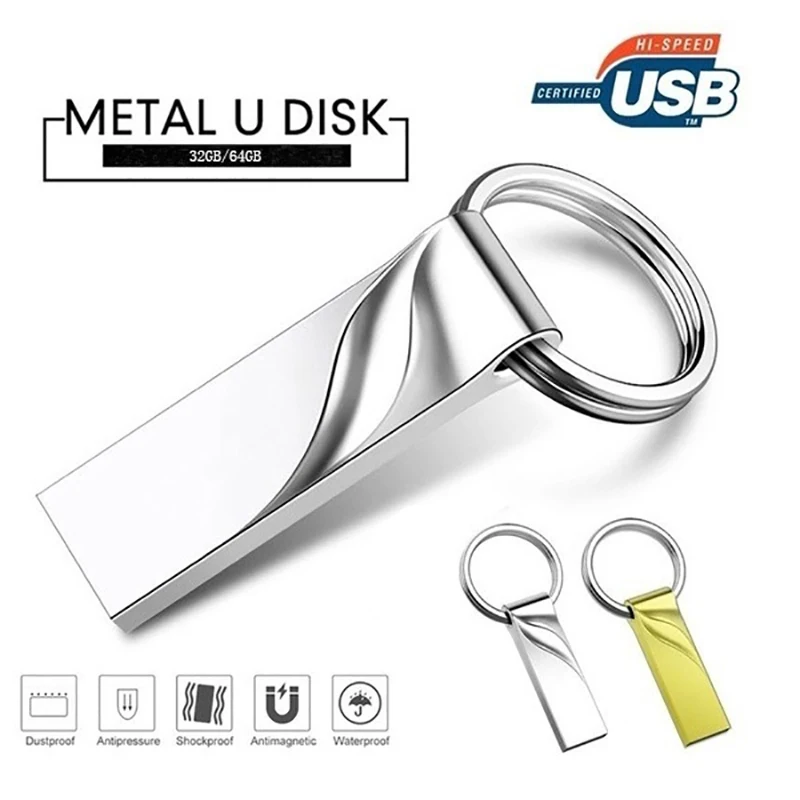 Полоса usb-вспышка 3,0 металлическая Флешка 16 ГБ 32 ГБ 64 ГБ USB флеш-накопитель Флешка 128 ГБ 3,0 диск Кле высокоскоростной usb-порт