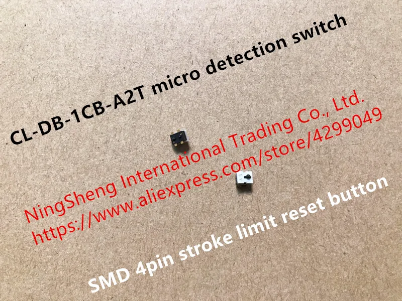 Оригинальный новый 100% CL-DB-1CB-A2T микро-переключатель обнаружения SMD 4pin Кнопка