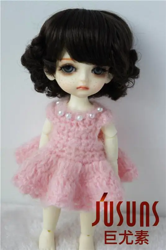Парик для куклы JD047 13-15 см 1/8 классические курчавые парики шарнирной размер 5-6