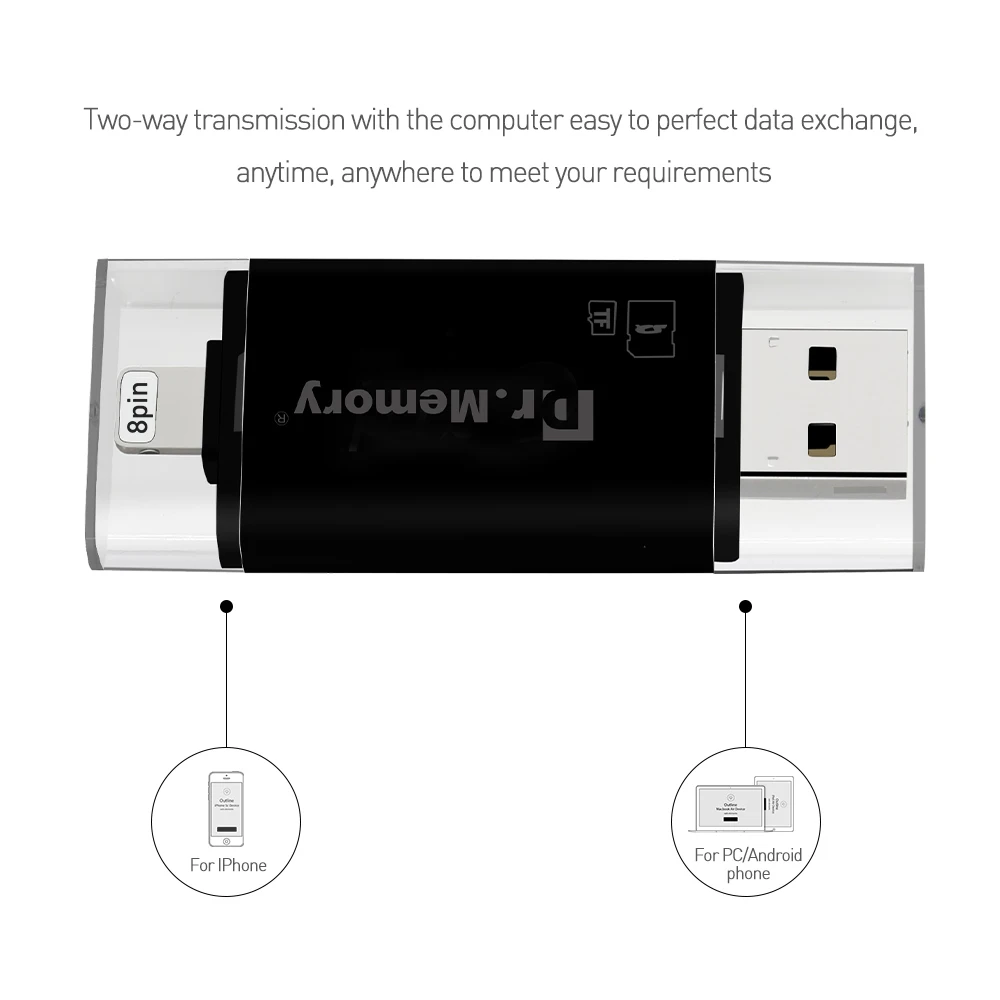 3 в 1 Micro SD TF Card Reader USB 2 0 карта памяти адаптер для Apple iPhone 6S 7 Plus 8 X Pendrive|reader usb|usb 2.0 sdmemory