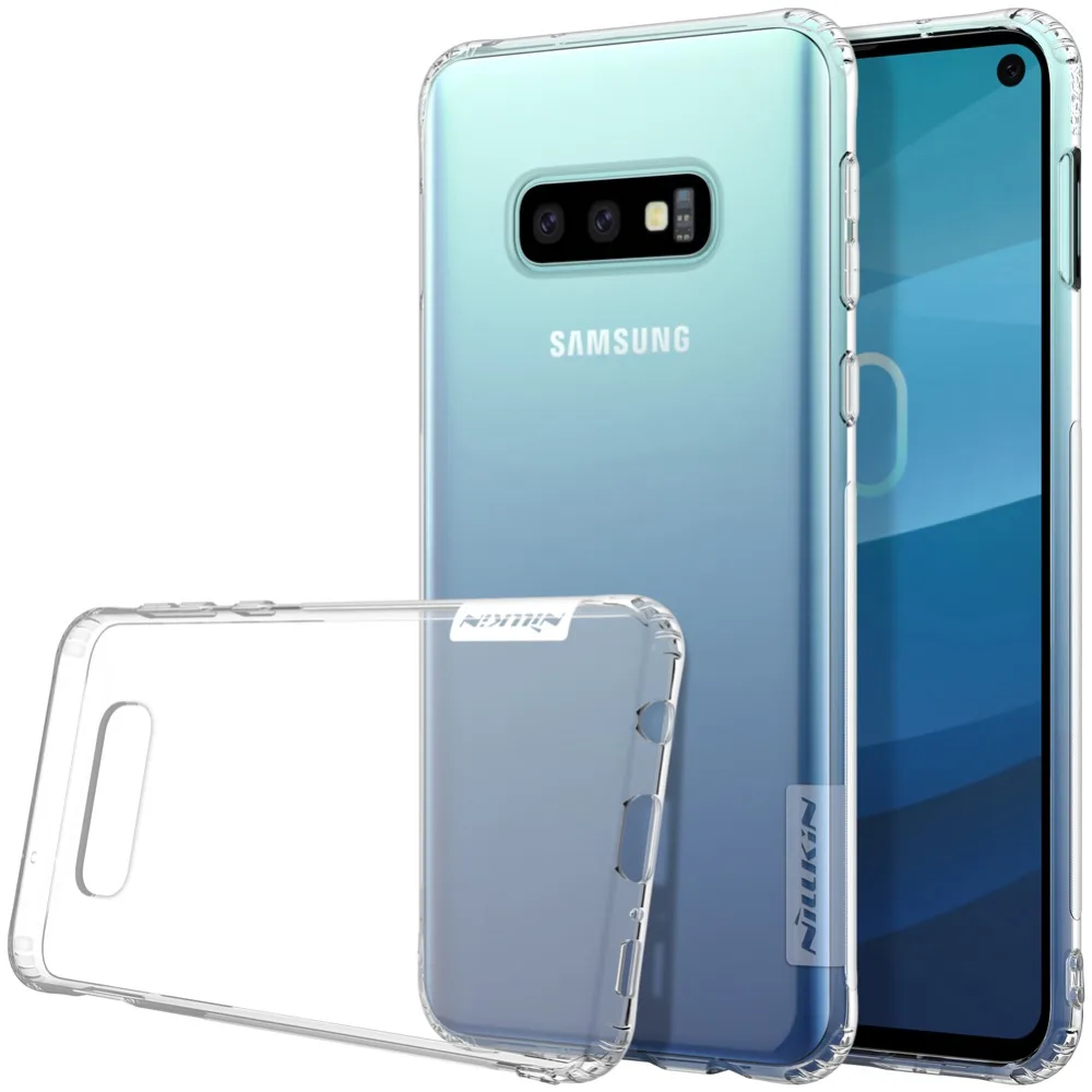 Чехол Nillkin силиконовый для Samsung Galaxy S10 E мягкий прозрачный чехол из тпу телефона