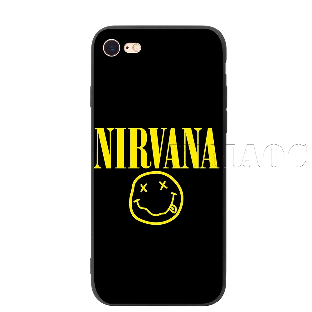 8 Силиконовый мягкий чехол YIMAOC Nirvana Kurt Cobain для iPhone 11 Pro XS Max XR X 8 7 6 6S Plus 5 5S SE - Цвет: 8