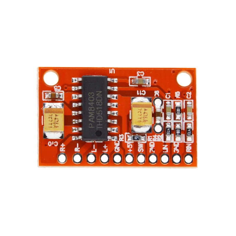 Мини цифровая плата усилителя мощности 3 Вт * 2 DIY стерео USB DC 5 в блок питания PAM8403