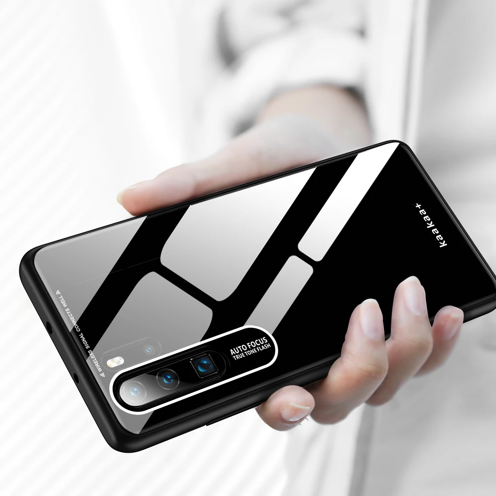 Роскошный чехол из оргстекла для Huawei P30 Pro P30Lite твердая защитная задняя крышка с