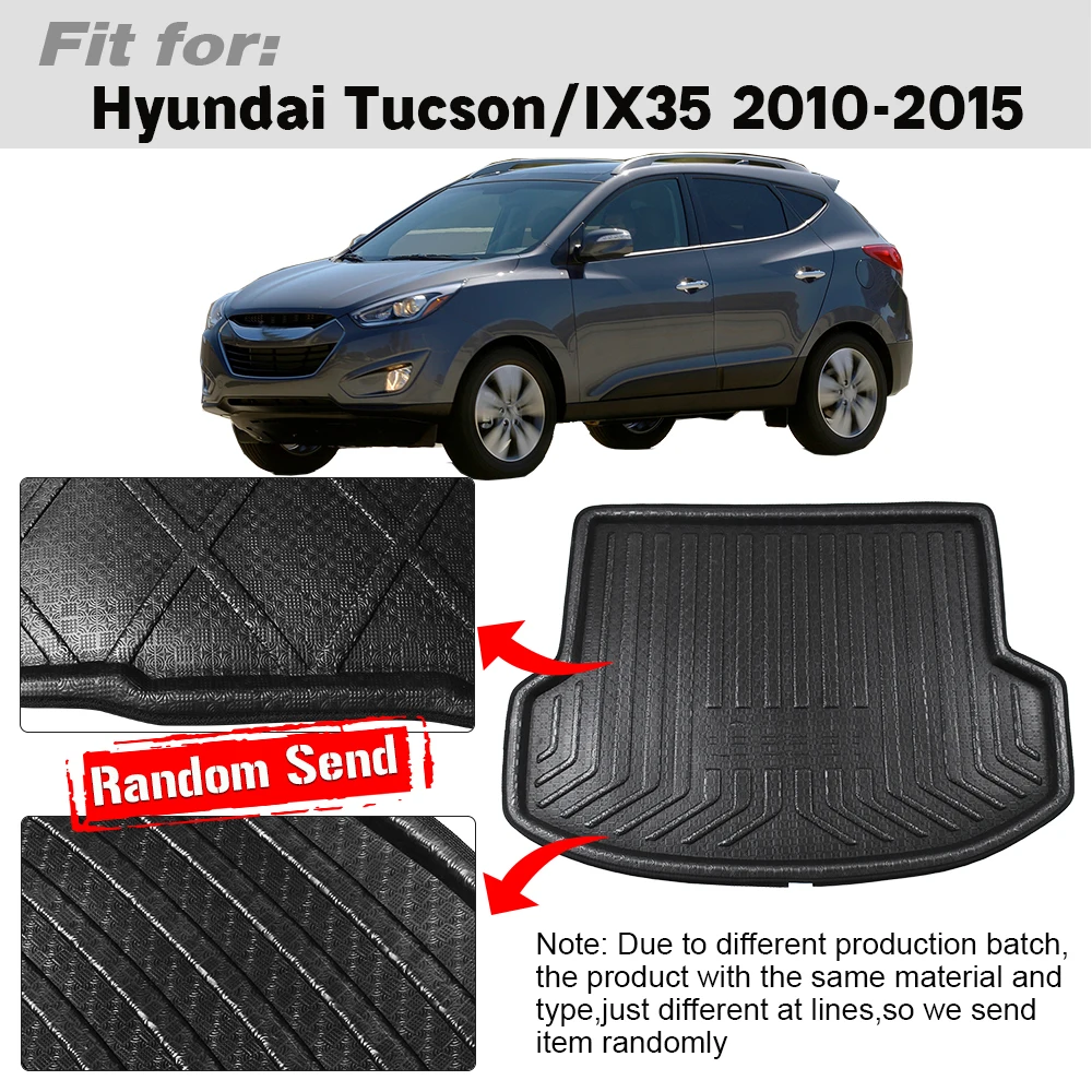 Buildreamen2 для Hyundai Tucson (LM) IX35 коврик багажника автомобиля напольный лоток подкладка