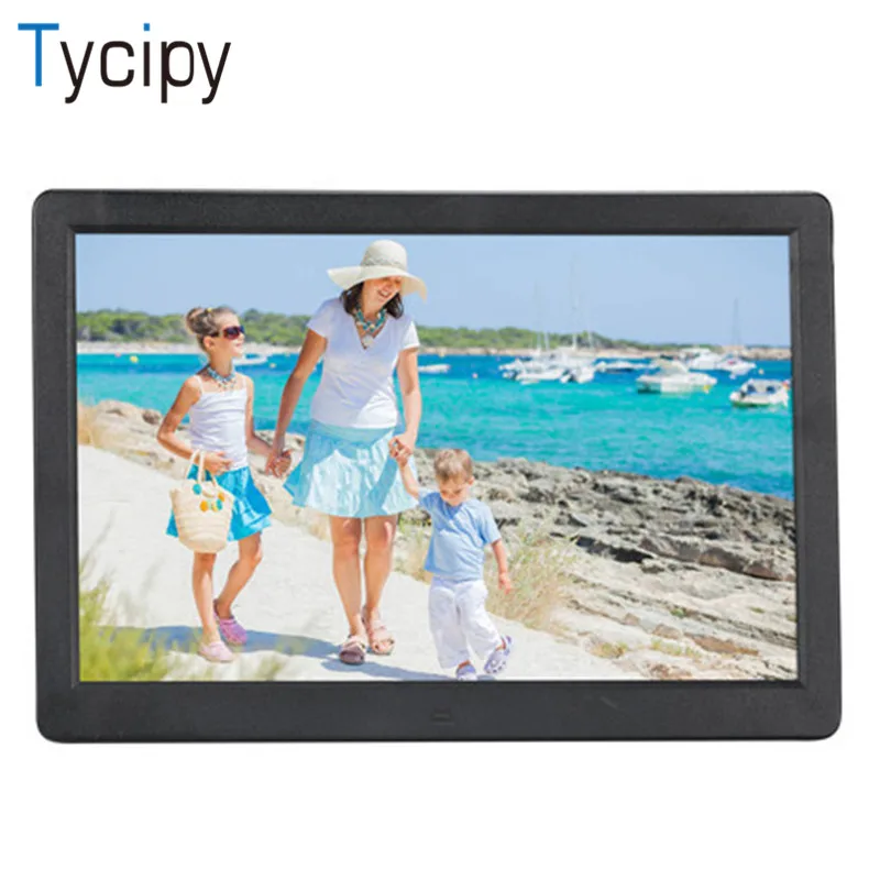 Tycipy 15 &quotHD LED Электронная цифровая фоторамка 1280*800 двухсторонний ЖК экран для