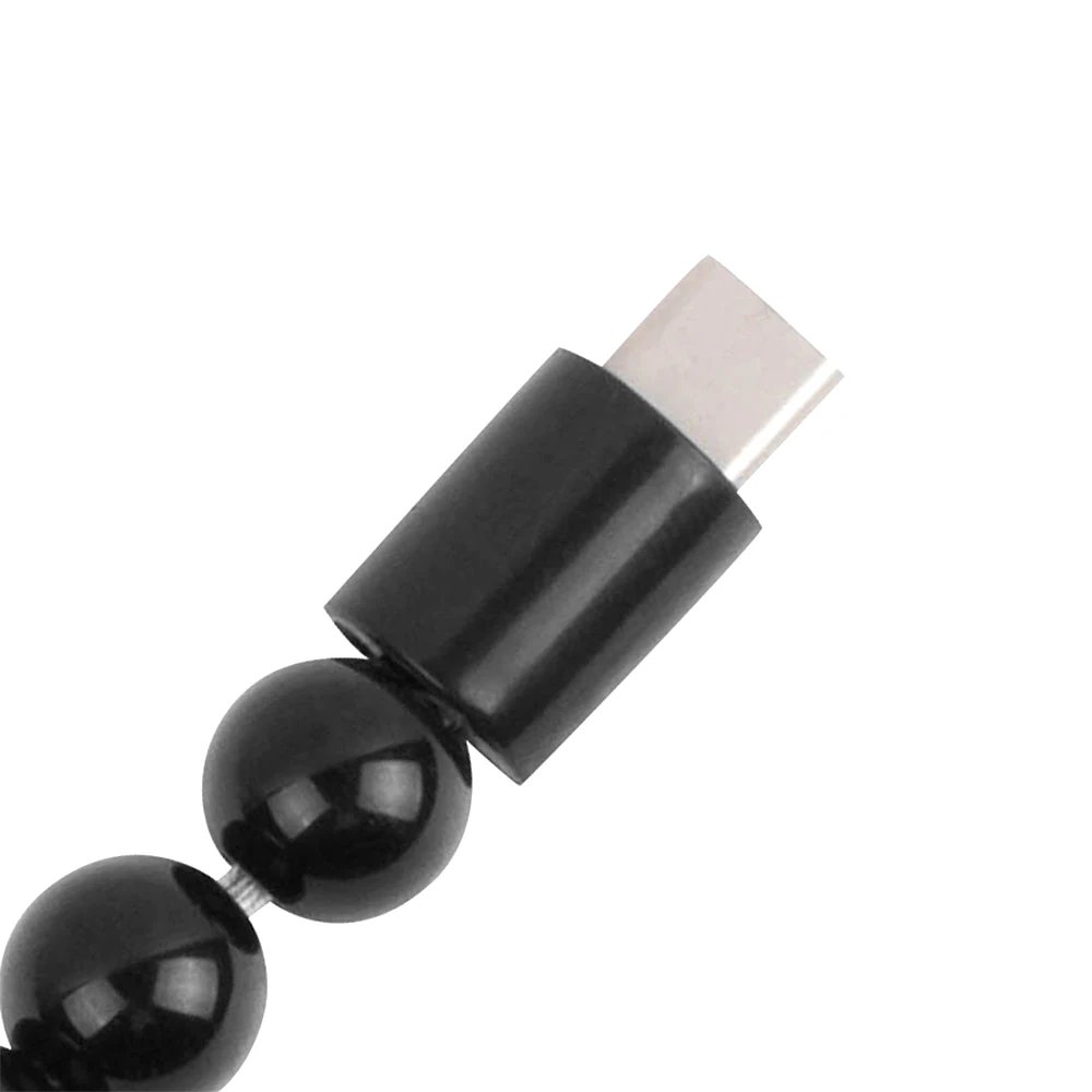 Переносной зарядный Браслет USB с бусинами кабель портативный usb-телефон зарядное