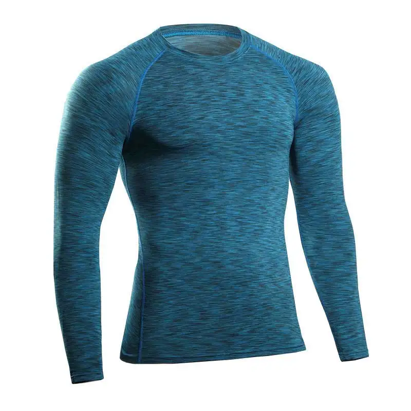 Популярная мужская Спортивная футболка Pro для фитнеса брендовая быстросохнущая