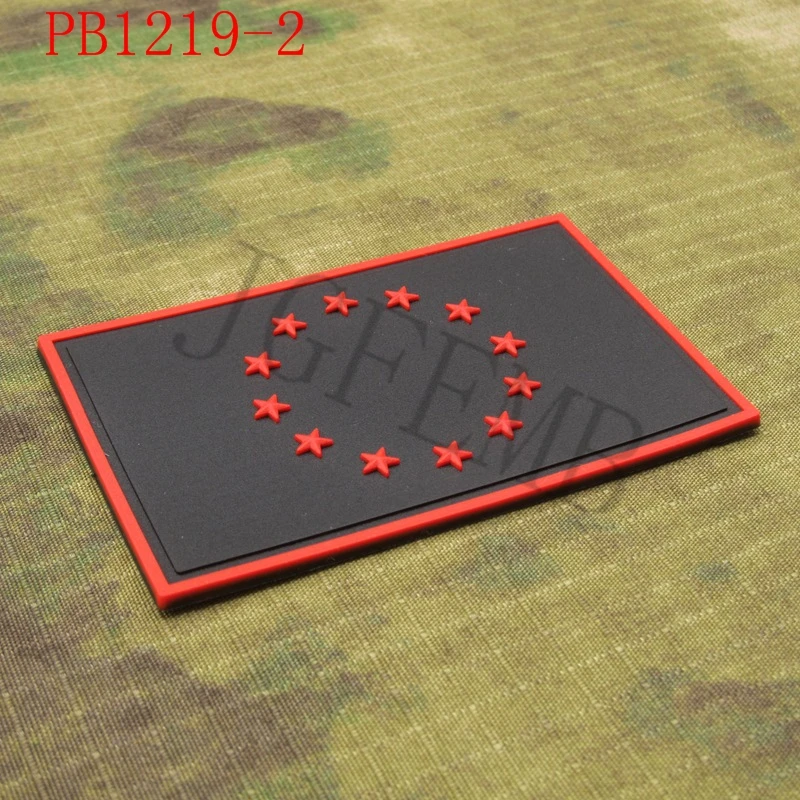 Флаг Европейского союза флаг ЕС тактический военный боевой дух 3D ПВХ патч