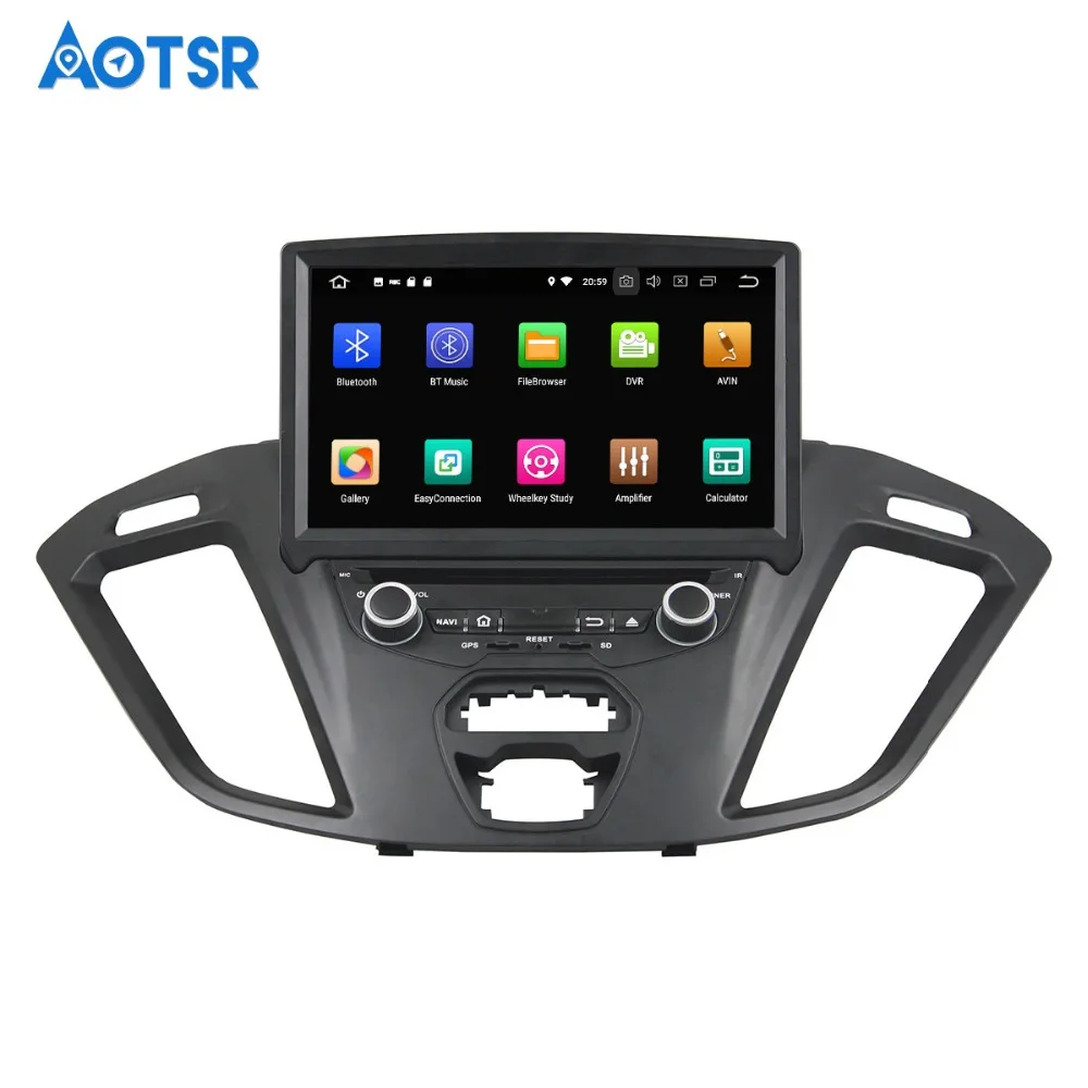 Автомобильный DVD плеер на Android 8 4 + 32 ГБ GPS навигация для Ford Transit Custom 2016 головное