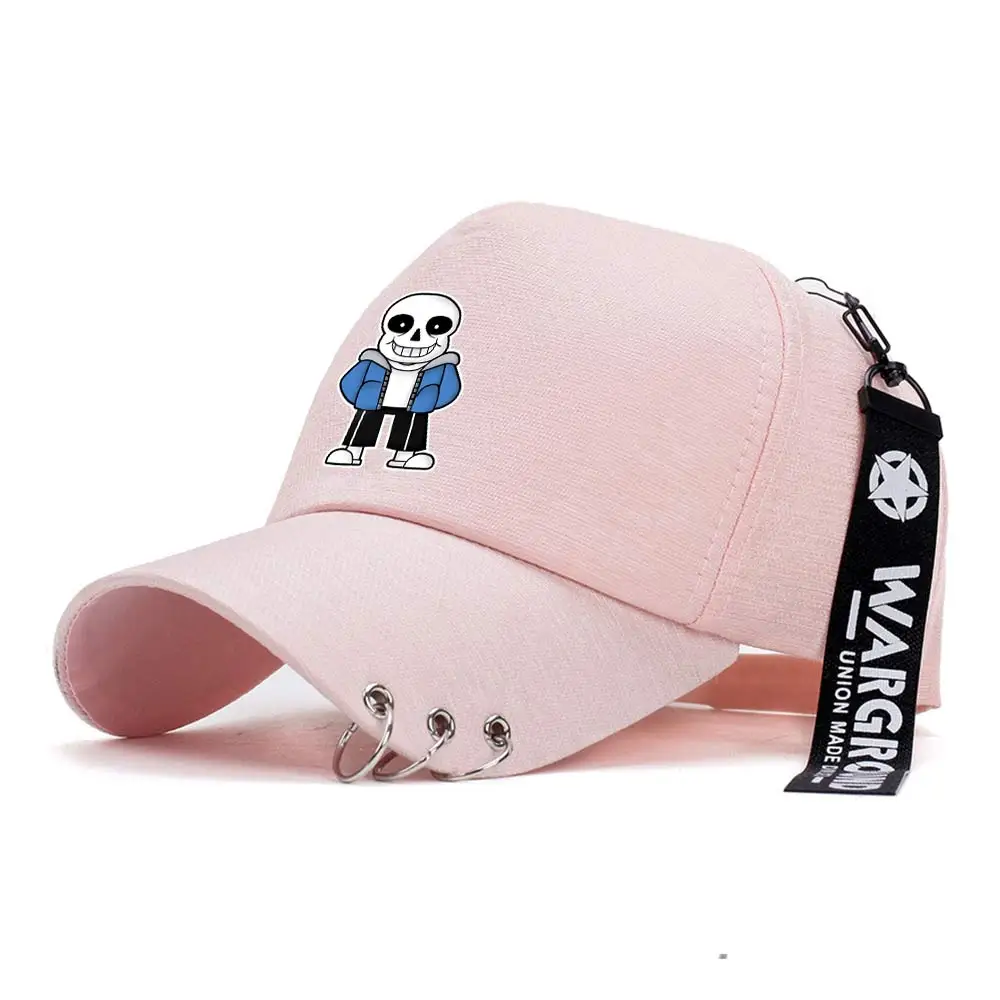 Eshop игра Undertale Sans бейсболка модная хип хоп металлическое кольцо шляпа панка Gorras Bone