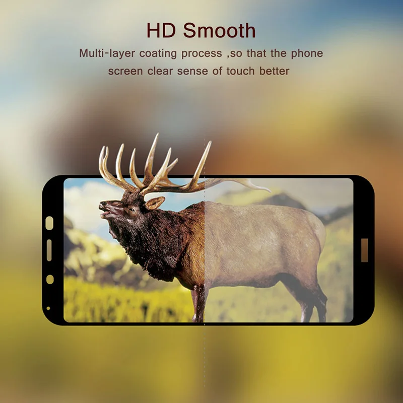 Keajor Tempered Glass For Xiaomi Redmi 7A Full Cover Film Scratchproof Screen Protector Protective | Мобильные телефоны и