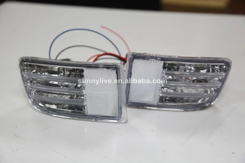Для Prado FJ120 LC120 2700 4000 задняя сторона бампера Light 2003-2008 Chrome