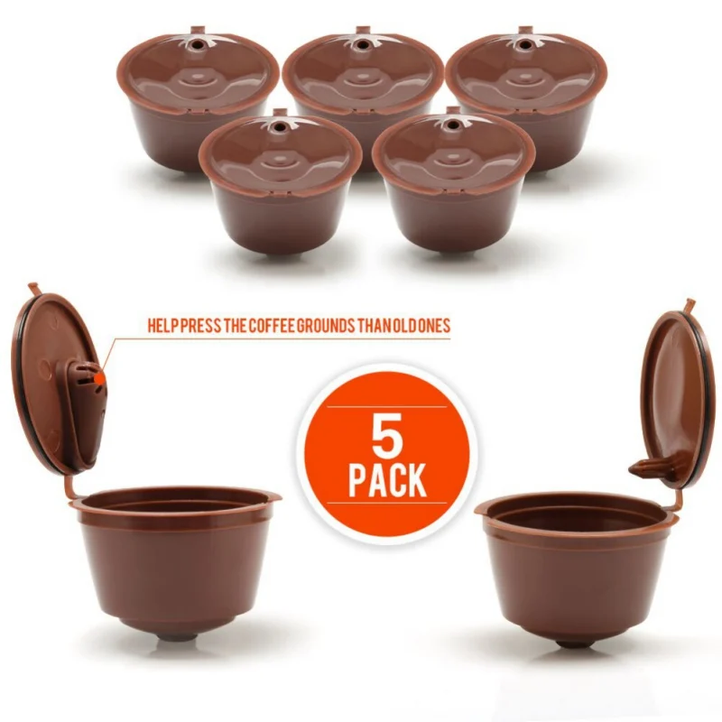 Комплект из 3 предметов многоразовые Nescafe Dolce Gusto Кофе фильтр для кофе чашки многоразового шапки ложка-кисточка фильтры Pod мягкий сладкий вкус